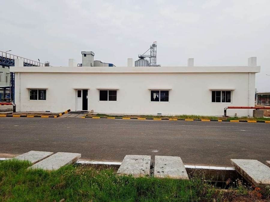 Canteen building, front