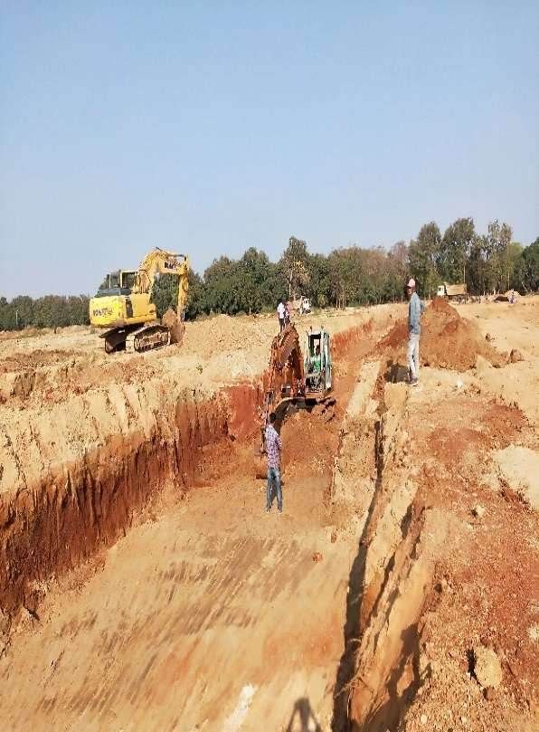 Excavation for foundations